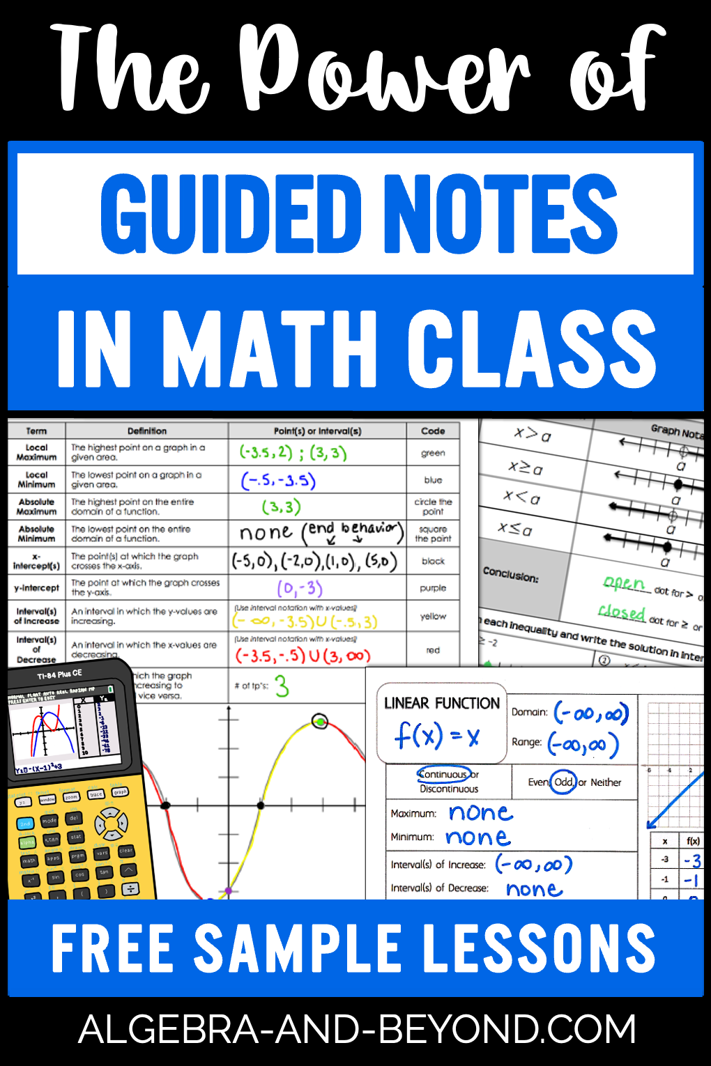 The Power of Guided Notes in Math Class