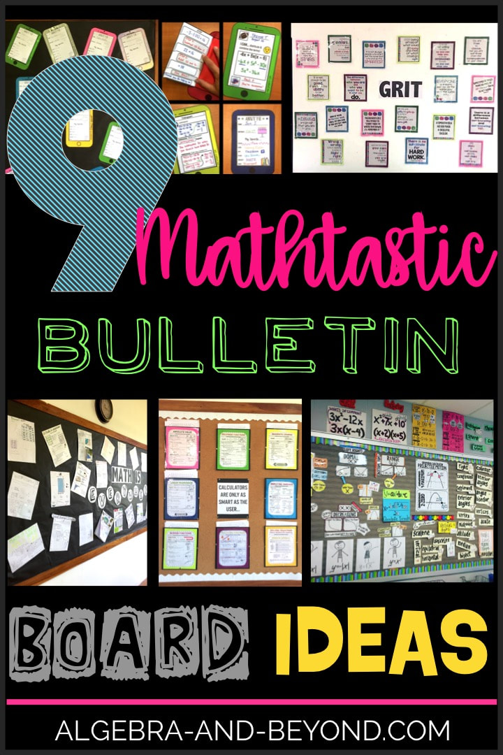 Bulletin board ideas for the middle and secondary school classroom. Discover the next bulletin board for your classroom!