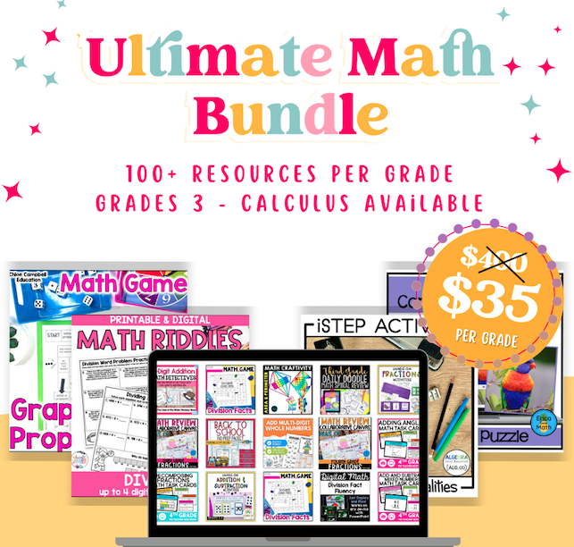Ultimate Math Bundle sale 