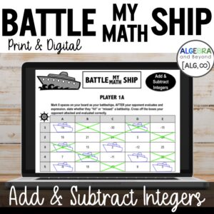 Add and Subtract Integers