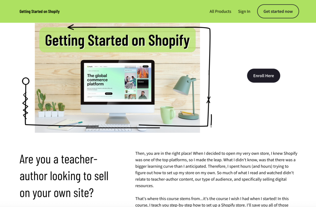 Get Started on Shopify for Teacher Authors